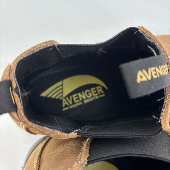 Avenger Womens Sz 8 Work Chelsea Boots Foreman Romeo Pull On - Picture 8 of 11